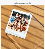 Instax Polaroid Fotoğraf Çerçevesi - [Mini Dört] Şeffaf - 6