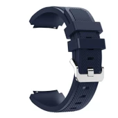 Gpack Samsung Galaxy Watch 3 45mm Kordon Silikon Çizgili Silikon Kançalı - 6