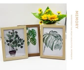 Ahşap Resim Çerçevesi - 7 inç (12.7*17.8cm) - Beyaz Ahşap - 10