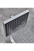Duş Takımı Komple Set Krom Kare Tasarım Tepe Ve El Duş Takımı thumbnail 5