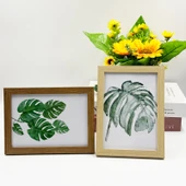 Ahşap Resim Çerçevesi - 7 inç (12.7*17.8cm) - Beyaz Ahşap - 3