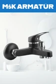 Siyah Mix Banyo Bataryası Aç Kapa Garantili Yerli Üretim - 1