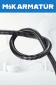 Siyah 1.5 Metre Duş Hortumu - 4