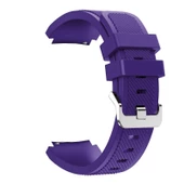 Gpack Samsung Galaxy Watch 3 45mm Kordon Silikon Çizgili Silikon Kançalı - 7