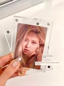 Akrilik Manyetik Fotoğraf Çerçevesi - 5 inç - 2'li Paket Şeffaf (Fotoğrafsız) - 3