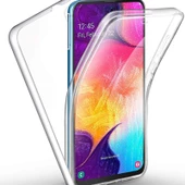 Gpack Samsung Galaxy M21 Kılıf Ön Arka  Silikon Koruma Renksiz - 1