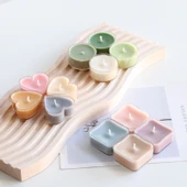 DIY Tealight Mum Plastik Wax Bardak - Kare - 2'li Paket - 4