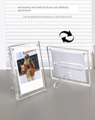 Akrilik Polaroid Fotoğraf Çerçevesi - Lazer Renkli - Mini 3 inç - 9
