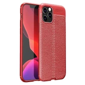 Gpack Apple iPhone 12 Pro Max Kılıf Niss Silikon Deri GörünümlüNano Glass - 1