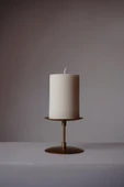 2'li Retro Metal Mum Tepsisi - 11cm Çapında - 10
