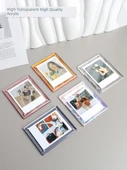 Akrilik Polaroid Fotoğraf Çerçevesi - Tamamen Şeffaf - Mini 3 inç - 3