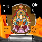 Tantra Maha Cundi Bodhisattva Kristal Masa Süsü - Mavi Taban - Büyük Boy - 4