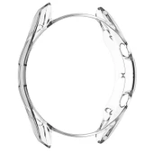 Gpack Samsung Galaxy Watch 3 45mm Kordon önü Arkası Açık Renkli Silikon - 4