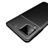 Gpack Samsung Galaxy A12 Kılıf Negro Karbon SilikonNano Glass - 3