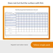 Mıknatıslı Çerçeve A5 - Sarı - Film Kaplı - 1