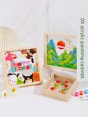 DIY Akrilik Cam Resim Çerçevesi - 24 Renkli Akrilik Kalem - 4