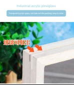 DIY Akrilik Cam Resim Çerçevesi - 24 Renkli Akrilik Kalem - 12
