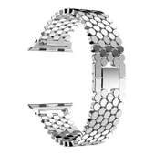 Gpack Apple Watch Series 4 5 42mm Kordon Metal Bal Peteği Desen Renkli KRD 30 - 4