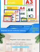 Yapışkanlı Çerçeve A4 - Mavi - Oyuk - 7