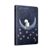 Gıpta Astral Sert Kapak Dikişli 13x21 96 Yaprak Not Defteri Çizgili (7364) - 2