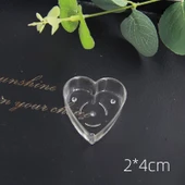 Mini Tealight Mum Kabı - Kalp Şekilli - 1