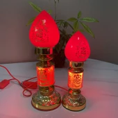Elektrikli Bereket Tanrısı Buda Lamba Mumluk - 25cm Tekli - 4
