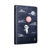 Gıpta Astral Sert Kapak Dikişli 13x21 96 Yaprak Not Defteri Çizgili (7364) - 3