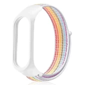 Gpack Xiaomi Mi Band 6 Kordon Cırtcırt Kumaş Kordon Velcro - 4