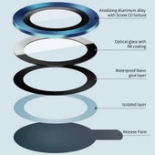 Gpack Apple iPhone 12 Mini Kamera Metal Cam Lens Koruyucu - 2