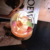 Aromaterapi Kristal Saklama Kutusu - Top Şeklinde Tek Şişe (400g) - 3