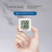 Bluetooth Dijital Termometre Higrometre - 3'lü Paket, Duvar Stickerlı ve Pilli - 3