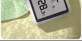 Dijital Termometre ve Nem Ölçer - Arkadan Aydınlatmalı Alarm Saatli Beyaz (Model 1) - 9