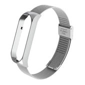 Gpack Xiaomi Mi Band 6 Kordon Clipsli Hasır Metal Kordon KRD-06 - 7