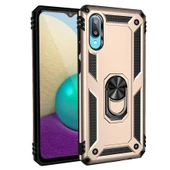 Gpack Samsung Galaxy A02 Kılıf Vega Tank Koruma Standlı Yüzüklü Mıknatıslı - 2