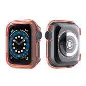 Gpack Apple Watch Series 3 4 5 6 42mm Kordon Önü Arkası Açık Renkli Silikon - 1