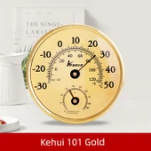 Oda Termometresi ve Nem Ölçer - Kehui 101 Altın thumbnail 1