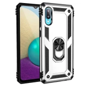 Gpack Samsung Galaxy A02 Kılıf Vega Tank Koruma Standlı Yüzüklü Mıknatıslı - 6