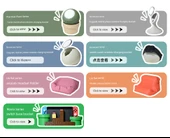 AirPods Koruyucu Kılıf ve Masaüstü Standı - Peng Peng Yastık-Sakin Mavi - 7