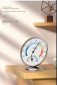 Sıcaklık ve Nem Ölçer - 5'li Paket Çift Ekran Hızlı Gösterge Higrometresi thumbnail 9