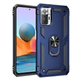 Gpack Xiaomi Redmi Note 10 Pro Kılıf Vega Tank Standlı Yüzüklü Mıknatıslı - 6