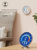 Sıcaklık ve Nem Ölçer - 5'li Paket Gümüş Kaplama / Asılabilir Çift Kullanım - 3