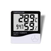 Dijital Higrometre Termometre 609 Pembe Akıllı Arka Işık - 5