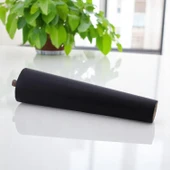 Ahşap Ayak 15 Cm Siyah M8 Civatalı Bağlantı Aparatlı Dolap Mobilya Koltuk Kanepe Destek Ayağı Ayakları thumbnail 2