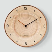 Salon Duvar Saati - 30 cm - Dijital ve Ölçekli - 1