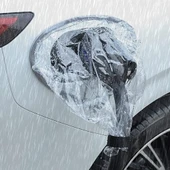 Glanz Elektrikli Araç Şarj Soketi Yağmur Koruma Brandası, EV Şarj Soket Koruyucu 45 - 40cm - 1