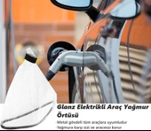 Glanz Elektrikli Araç Şarj Soketi Yağmur Koruma Brandası, EV Şarj Soket Koruyucu 45 - 40cm - 4