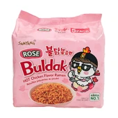 Samyang Buldak Rose Hot Chicken Flavor Ramen 5li Paket thumbnail 1