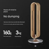 Alüminyum Alaşımlı Kulaklık Standı - Ceviz Rengi - Alüminyum Tabanlı - 6