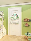 Sanrio Çocuk Odası Kapı Tabelası Duvar Dekoru - Prenses Kapı Plakası 2A10mm - Küçük Boy - 5