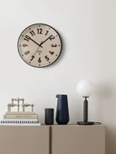 Minimalist Duvar Saati - 10 inç - Siyah Dar Çerçeve Siyah İbre DPL155 - 5